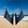 Motorcycle Air Intake Cover Wind Blade Fixed Wing Body Side Turbulence Side Guide Cover for Honda CB650R CB 650 R 2017-2025