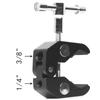Super Clamp with 1/4 and 3/8 Thread for Cameras Light Stand Umbrella Tripod Mount Flash Light Mount Clip