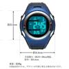 Solar Solar Precision Perfect for Outdoor Activities and Everyday Simple Blue Men's & Radio-Controlled Watch, Radio-Controlled Watch, Waterproof, Use,