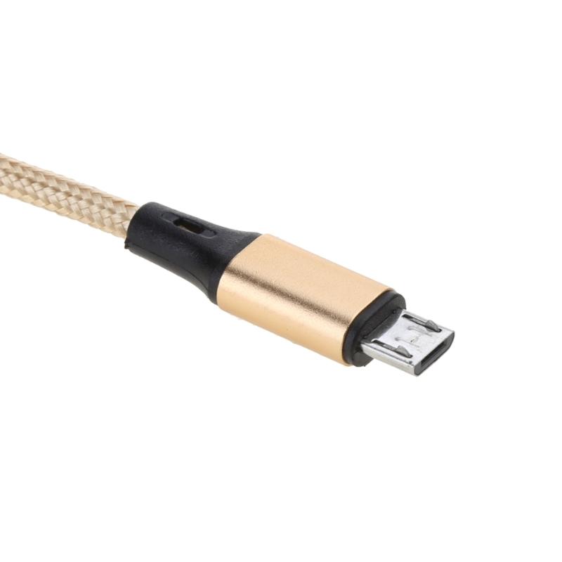 Multi Charging Cable USB C Splitter Cable 3 in 1 Fast Charging Cord with 2 Type C 1 MicroUSB Male Port for Phones Tablet