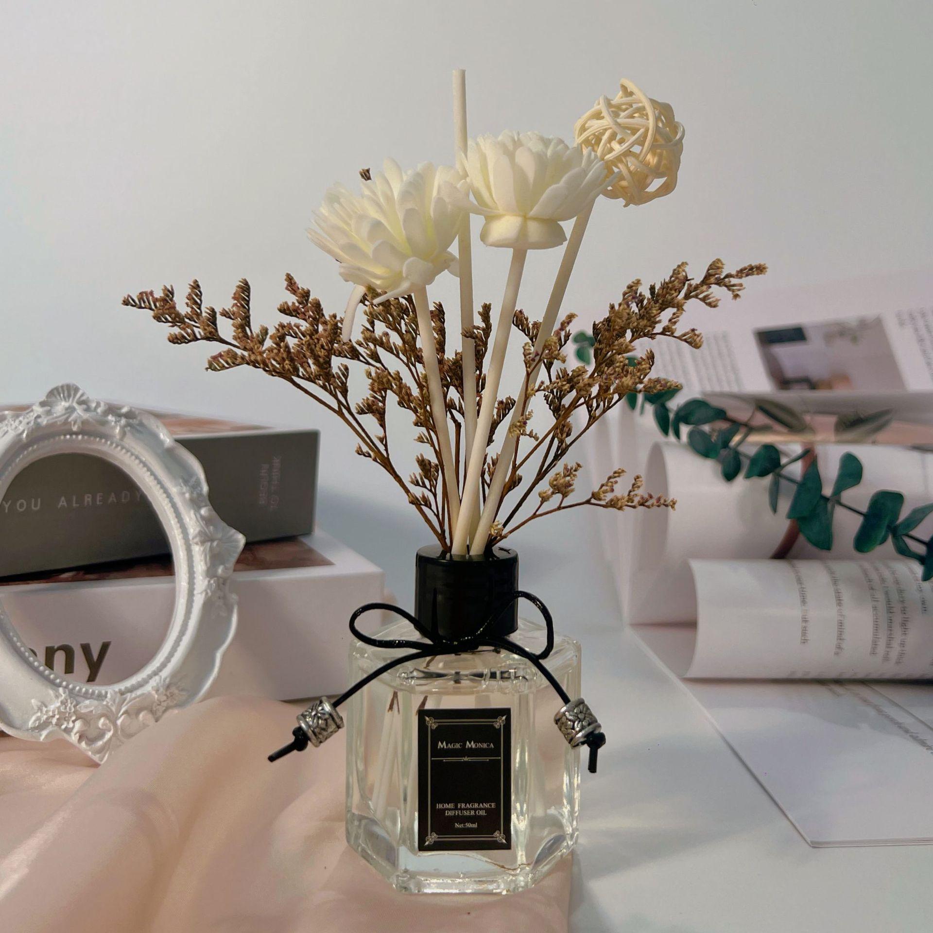 

50 мл привлекательный флакон-диффузор долговечный привлекательный освежитель воздуха ароматерапия Vanilla белый