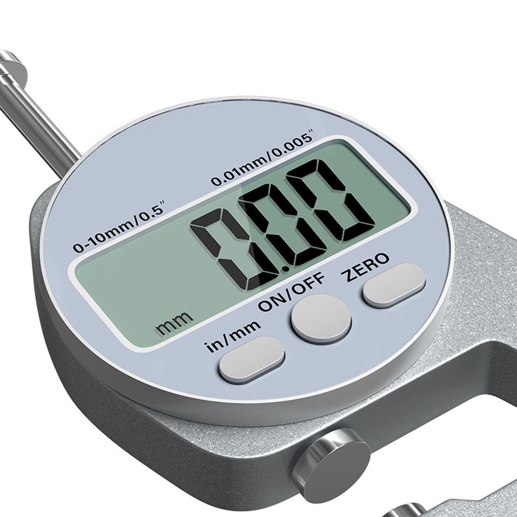 Precisions Digital Thickness Gauge High Accuracy Electronic Micrometer with Clear LCD Display Precise Thickness Meter