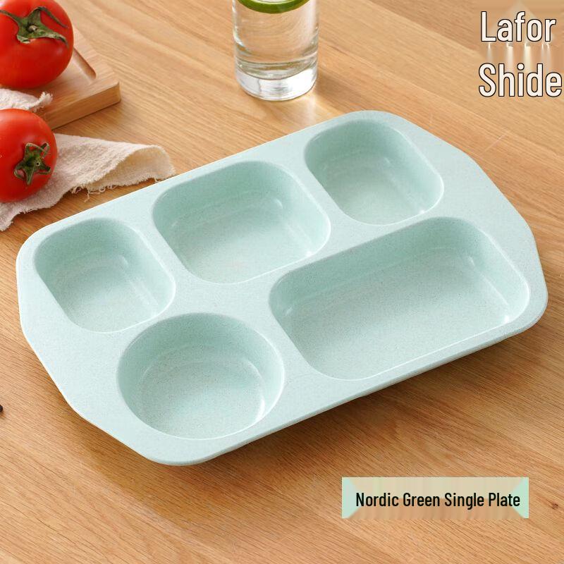 Melamine 5-Compartment Divided Meal Tray