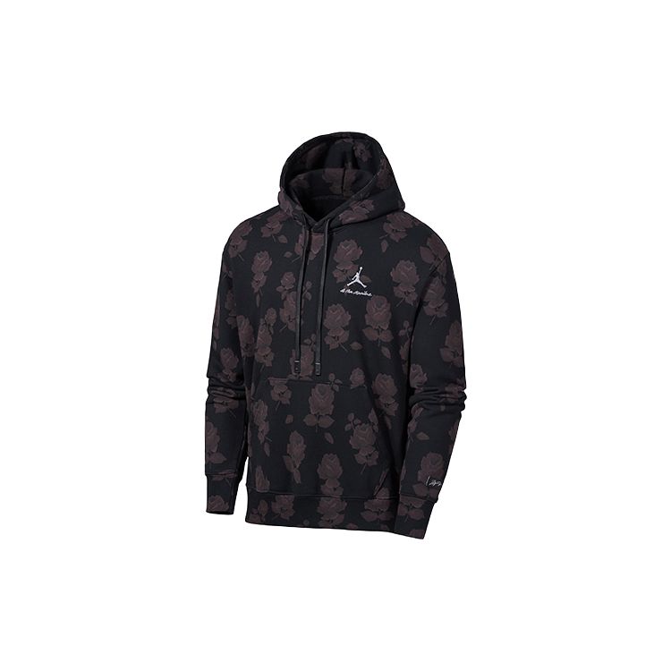 Jordan Men s x A Ma Maniere SS22 Allover Print Hoodie Black DJ9753-010 S