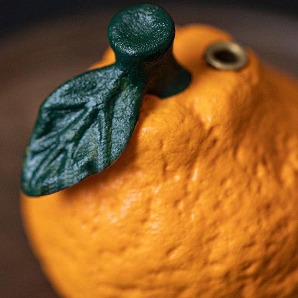Practical Ugly Orange Incense Holder Good Luck Ceramic Incense Stick Holder  Indoor