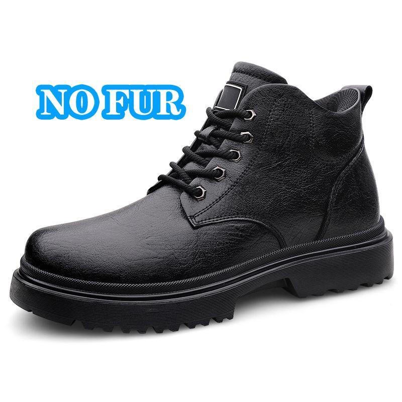 New Autumn Mens Ankle Boots High Top Fashion Shoes Outdoor Sneakers Leisure Comfortable Motorcycle Boots Soft Male Lace-Up Botas
