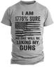1776 Sure No One Is Taking My Guns Pro Gun USA Flag T-Shirt Patriotic 1776 Flag