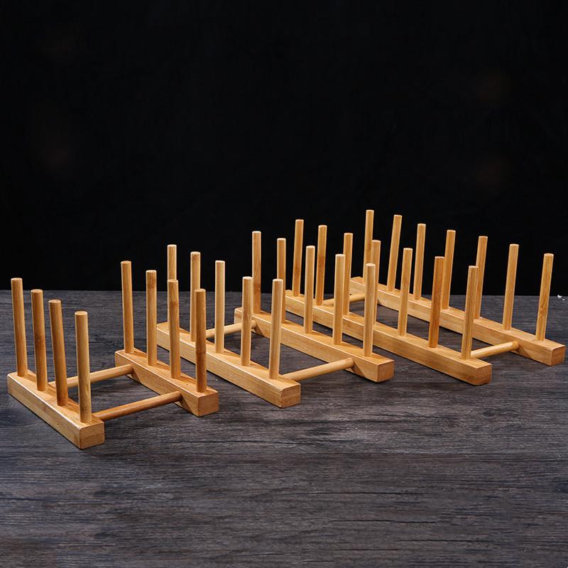 Pu er Tea Shelf: Solid Wood Tea Tray & Cake Display with Ceramic Round Plates, 3-Tier to 7-Tier Draining Rack. Bamboo 2-Tier Shelf