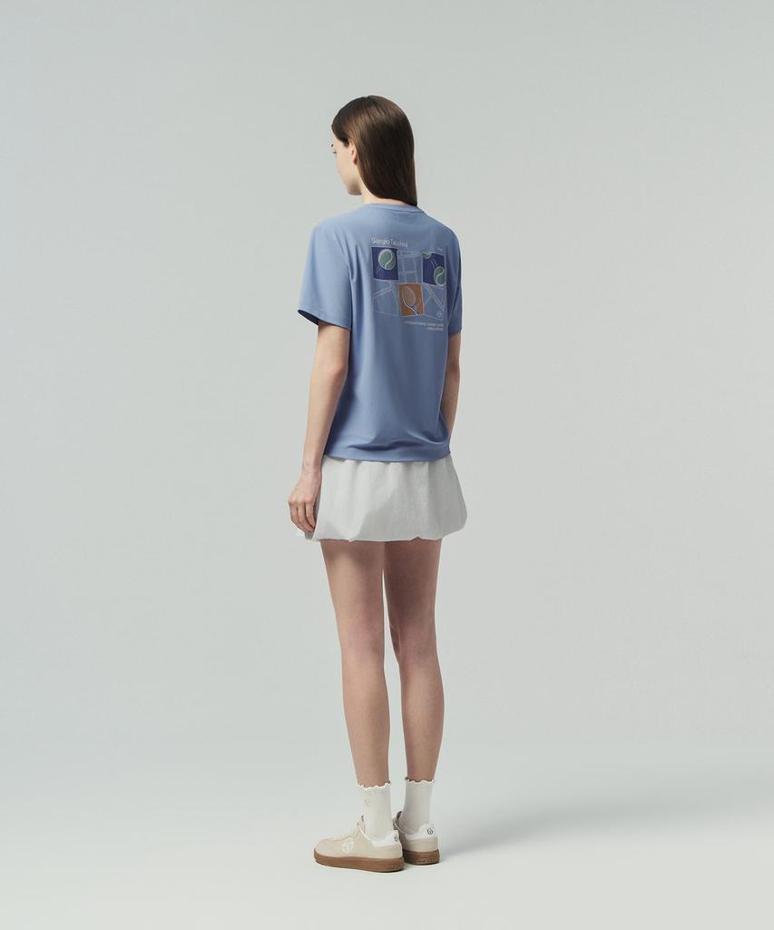 SERGIO TACCHINI U Rayfresh Graphic Short Sleeve T-Shirt (L.Indigo)