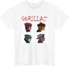 Gorillaz Band Graphic T-Shirt, 90s Alternative Rock Cartoon Band Tee