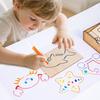 Wooden Painting & Drawing Set for Kids: Kindergarten & Primary School Beginner Art Kit