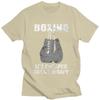 Male Boxing Cheaper Than Therapy T Shirts Summer Short Sleeve Pure Cotton Boxer Fighter Quotes Tshirt Leisure Graphic Tee Tops