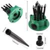 1pcs 12 Hose Heads 360° Adjustable Watering Sprinkler, Garden Sprinkler, Lawn Sprinkler Head Automatic Garden Yard Sprinkler Irr