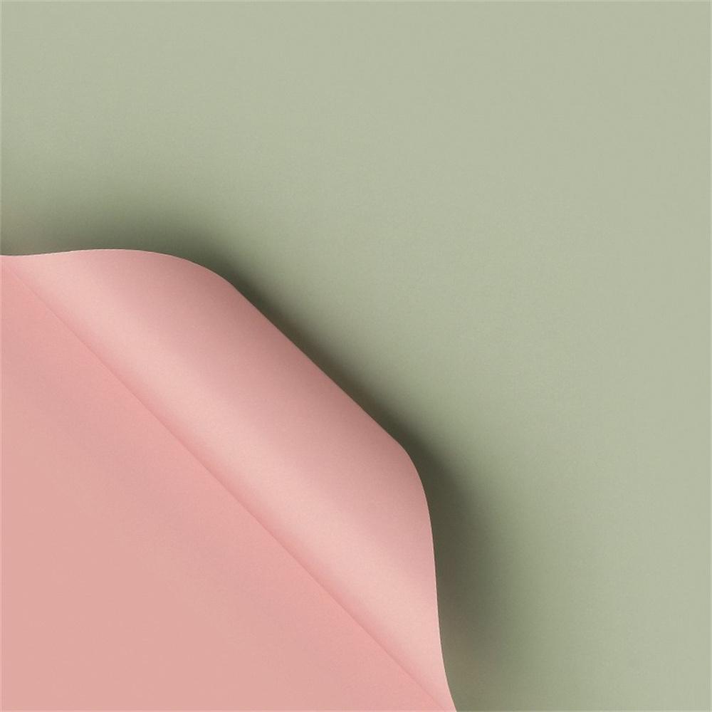 Double-Sided Flower Wrapping Paper Two-Toned Waterproof Korean Bouquet Wrap Paper Wholesale Set 20 Sheets 58*58cm