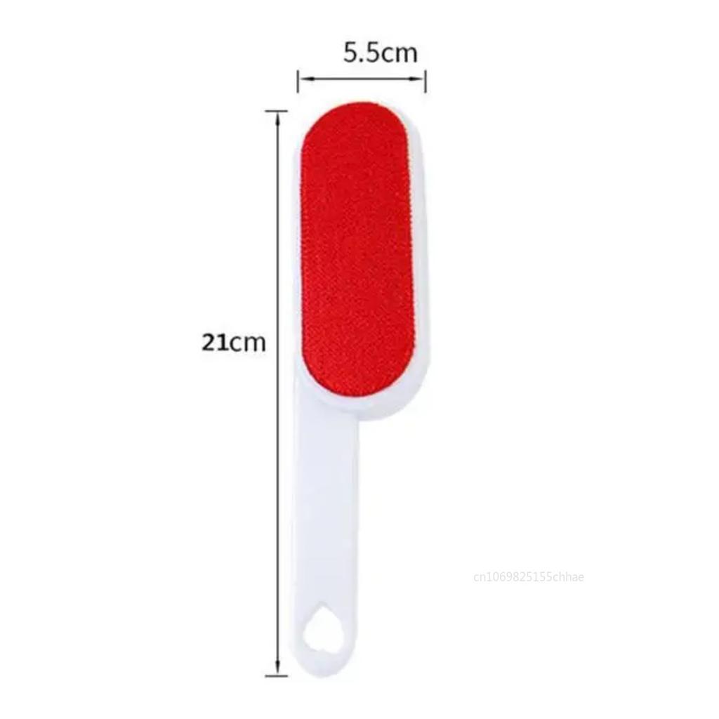 2 Sided Pet Hair Remover Brush Sticky Lint Roller Fur Zapper Cleaner for Clothes Dust Hairball Remover