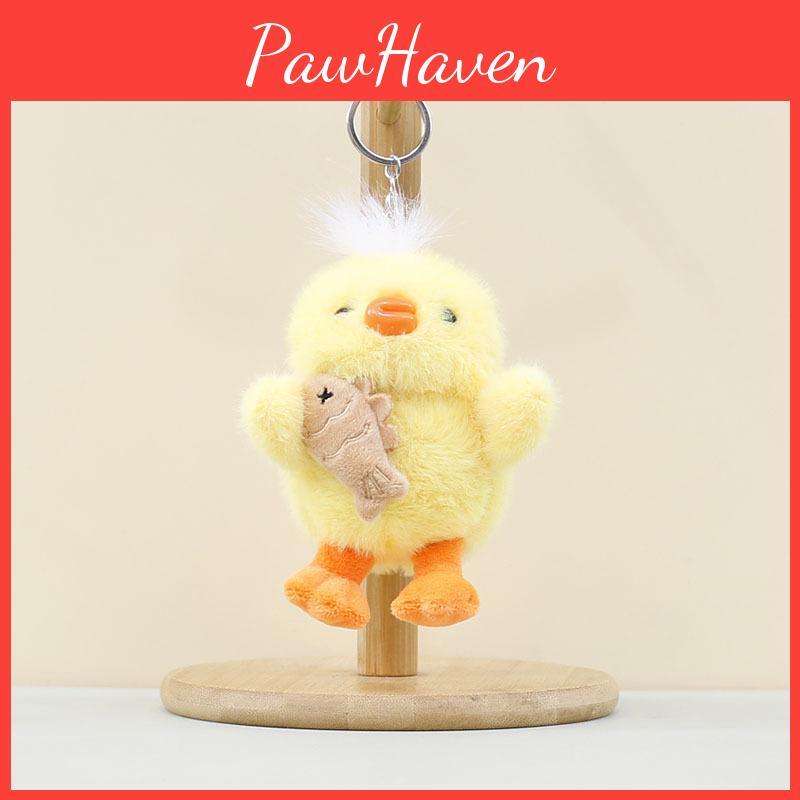 Cute Puppy Cartoon Keychain Girls Children Backpack Decorative Pendant Doll Gift