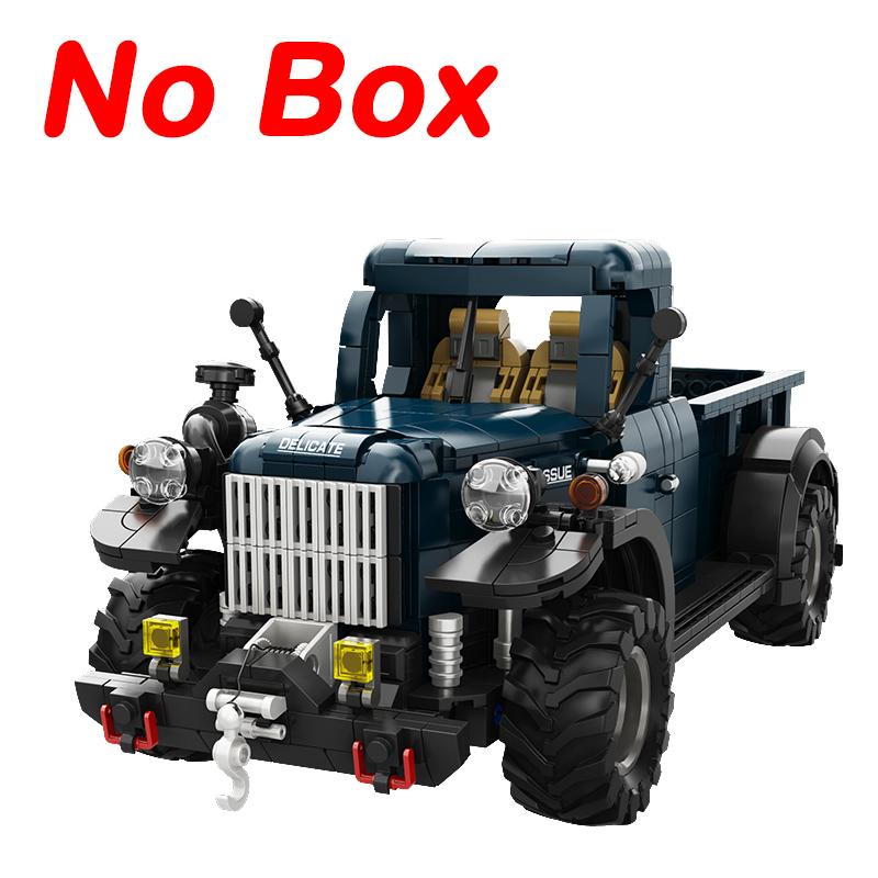 

Retro Car MOC 1952 Wagon Truck Building Blocks Classic American Pickup Truck Sports Racing Car Assembly Bricks Toys Kids Gifts