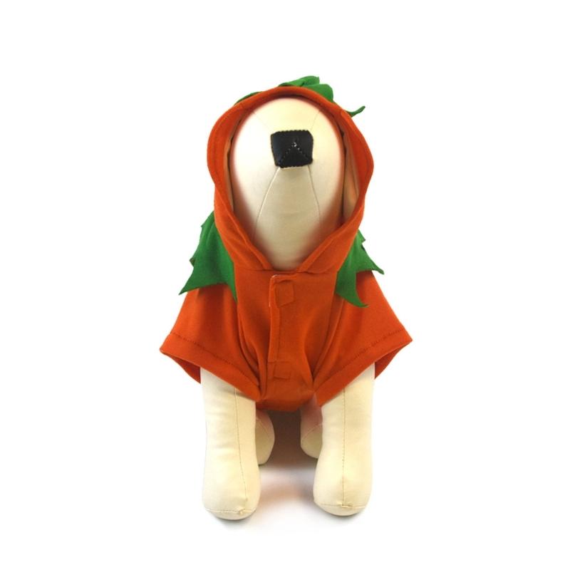 Dog Pumpkin Costume Cosplay Sweatshirt Pet Hoodie Party Costume AllBreeds Halloween Sweater Cats Festival Suit Outfit