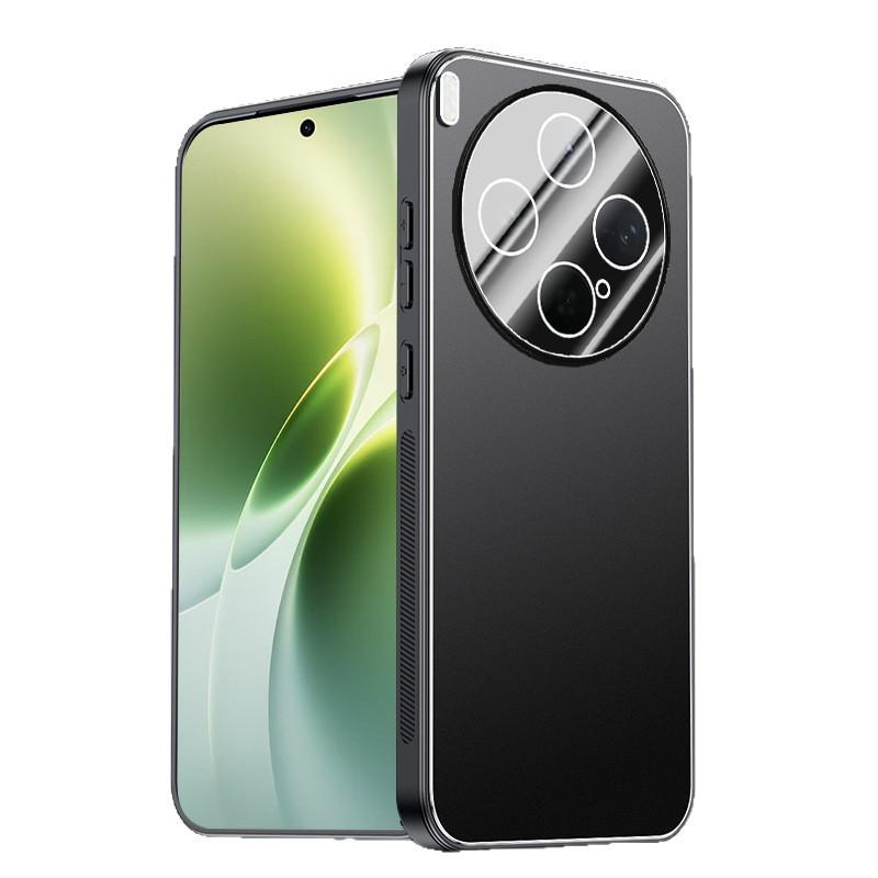 VIVO X300s Frosted Metal Phone Case with Built-in Lens for X200/S/Pro/Ultra/X100/X90