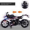 MotoGP BMW S1000RR Simulazione Moto da Corsa Squisito Diecast & Veicolo Giocattolo RMZ city 1:Modello da collezione in lega 12