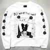 Unisex Vintage American Style Graphic Long Sleeve T-Shirt Loose Fit Streetwear Print Tee Fall