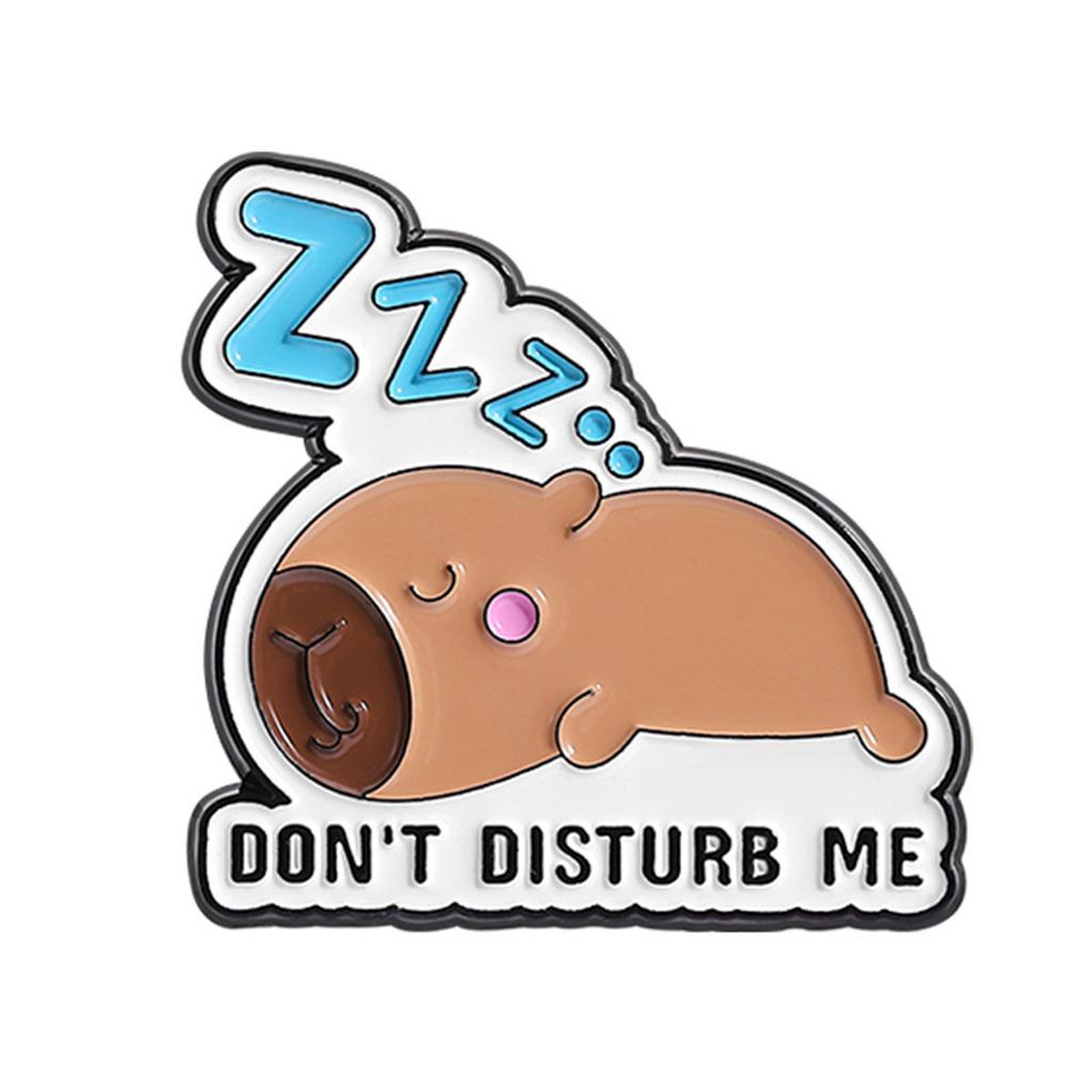 Lindos Pines Broches de Carpincho para Mochilas Ropa Accesorios DIY Regalos Kawaii Pines de Solapa Unisex con Temática Animal