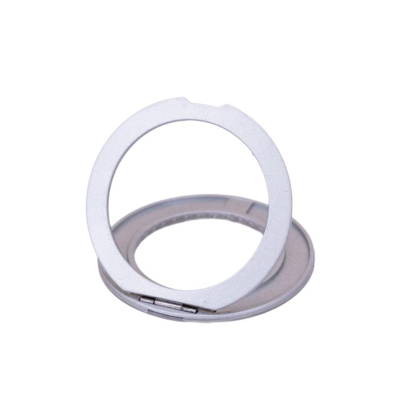 Высококачественный цельнометаллический держатель для телефона с клейкой основой и кольцом для пальца, вращающийся на 360°.