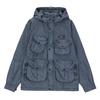 Nau Dyed Out-Pocket Hooded Jacket Grayish Blue
