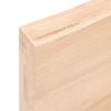 Vidaxl Blat Stołu, 60X40X(2-6) Cm, Surowe Lite Drewno Dębowe