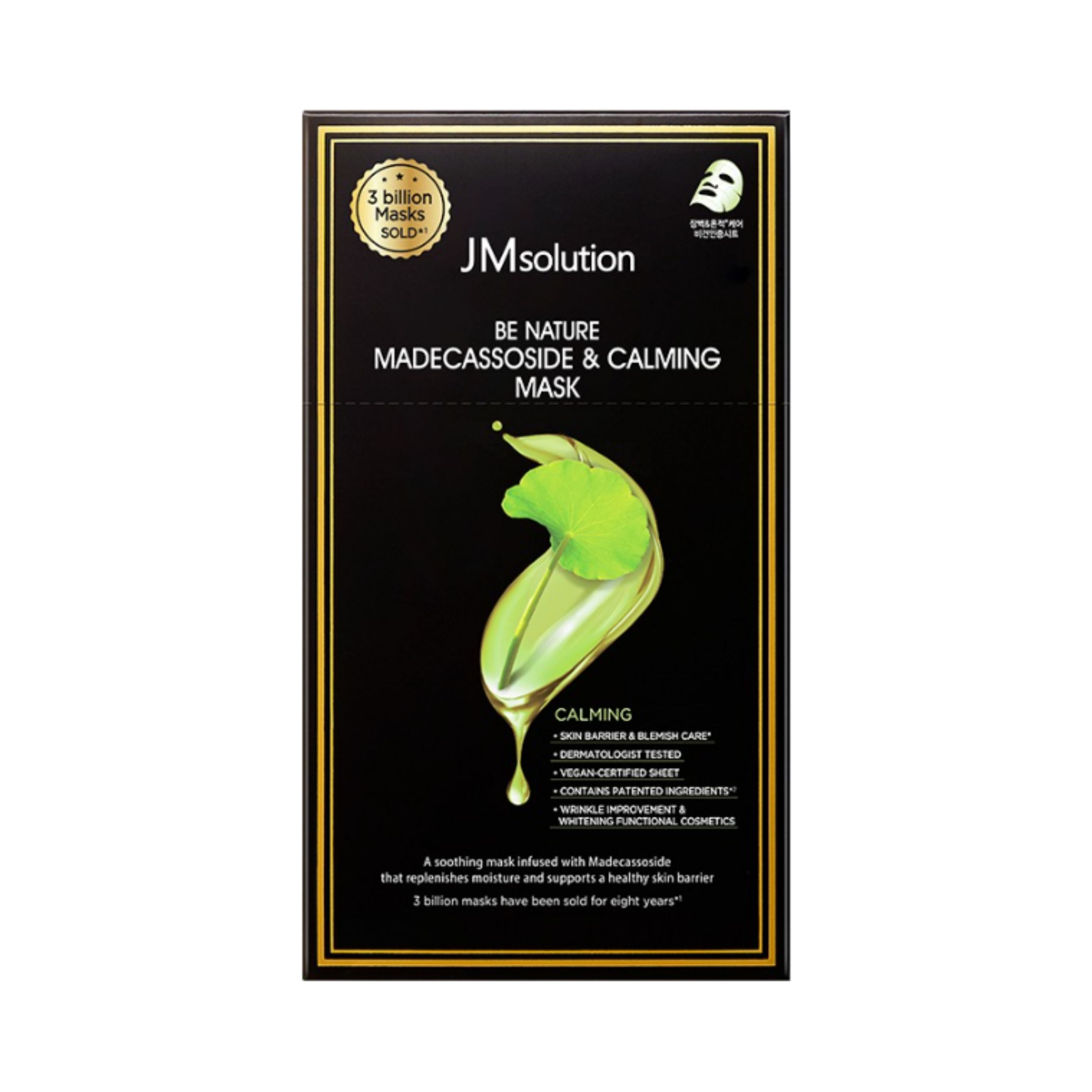 JMsolution Be Nature Madecassoside & Calming Mask 24ml x 10ea