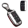 LETINGFAR Key Case for Land Rover, Smart Key Case, Key Cover, Zinc Alloy, Leather,
