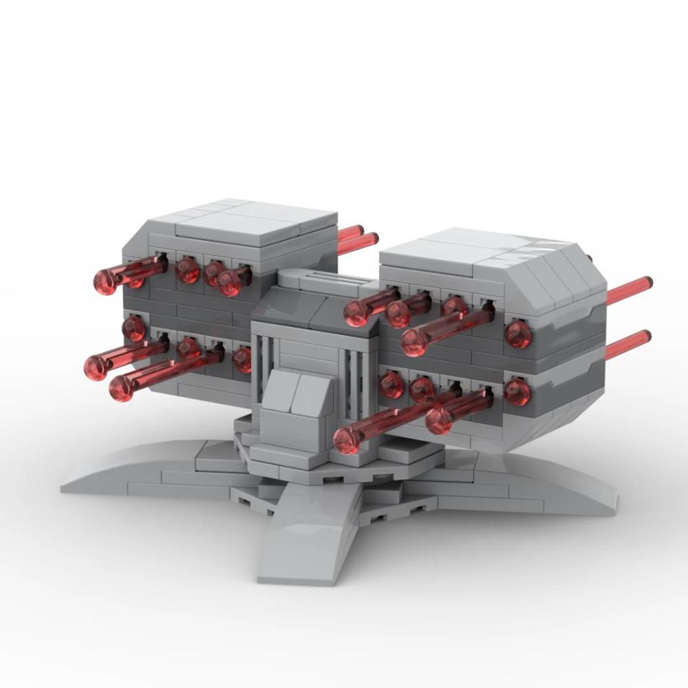 MOC Military Series missile launcher model building block set, missile model that can be launched, children s puzzle toy