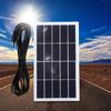 2 W 5 V Solarpanel mit DC-Anschluss, polykristalline Silizium-Solarzelle, DIY, wasserdicht, Camping, tragbar