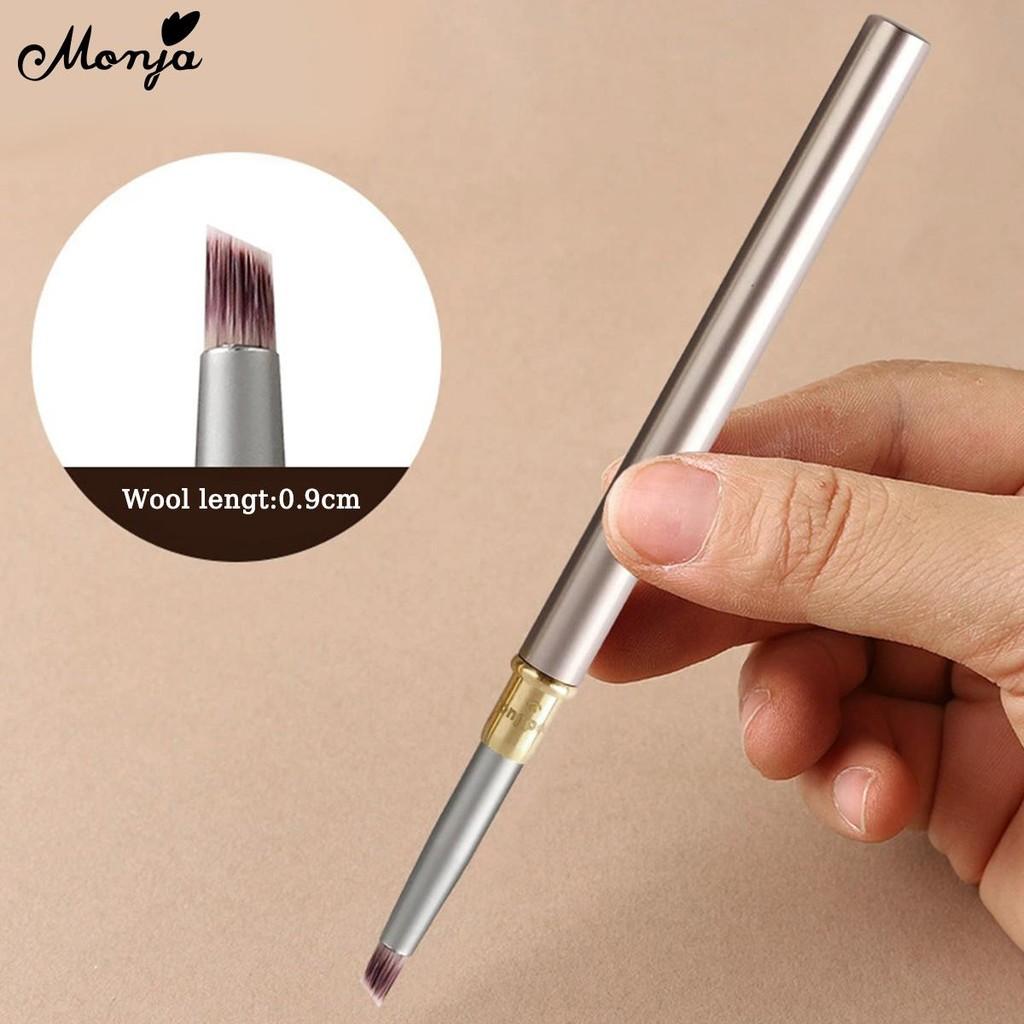 monja Nail Art Brush Stripes Thin Liner Floral Painting Drawing 6 Styles Heads French Gradient Crystal Acrylic UV Gel Extension DIY Manicure Tools