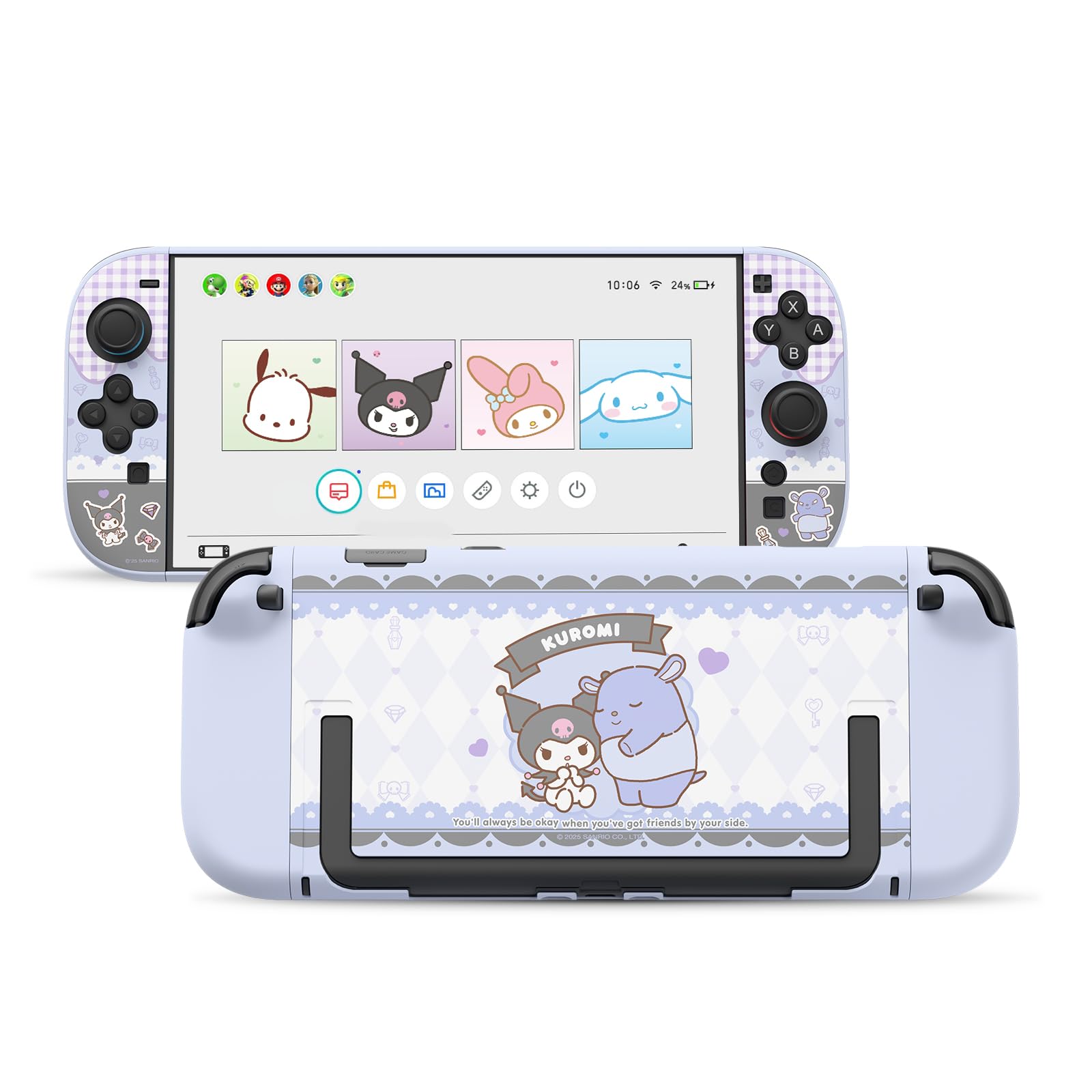 

Kuitmor Чехол для Switch 2 Совместимый с switch2 Switch 2025 Switch PC joy con Защитный чехол Раздельный тип Полная защита Тонкий Защита от царапин