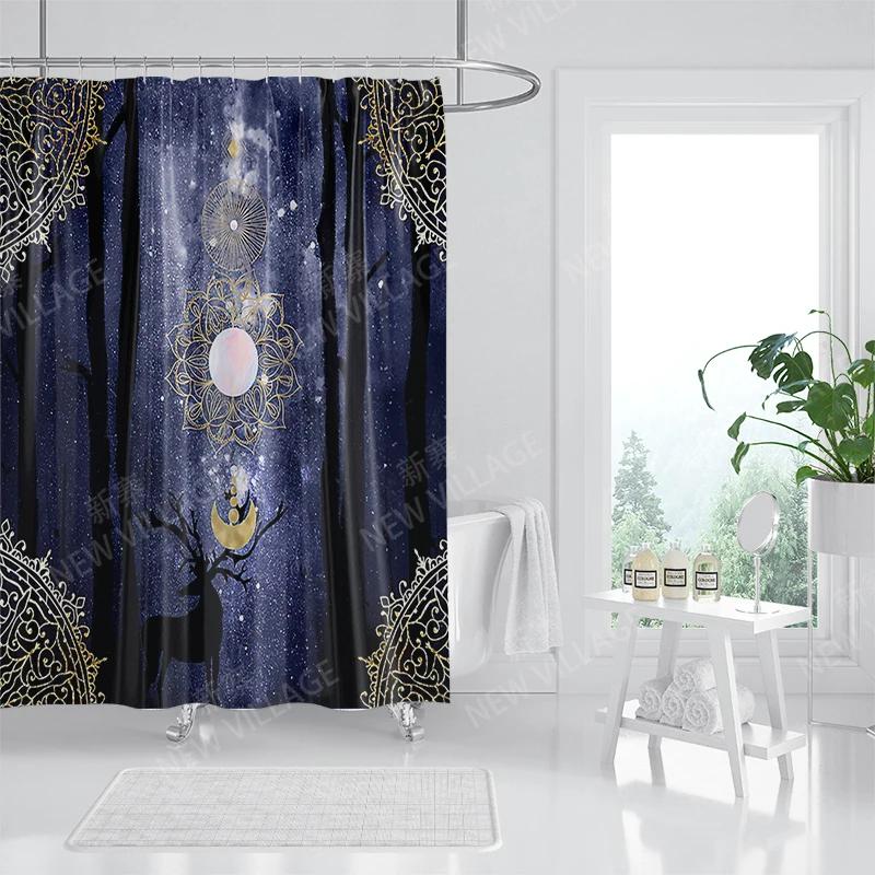 Waterproof Fabric Shower Curtains Bathroom Curtain Accessories Bath Curtain for Shower 180x200cm 240*200 Anime Boho Decoration