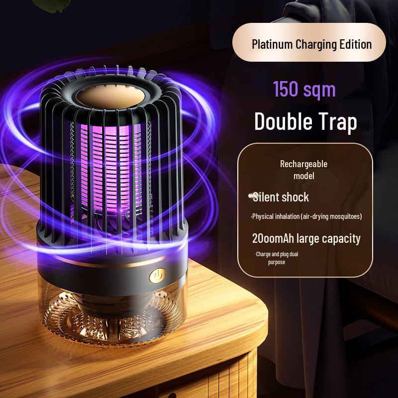 2025 Triple Grid Purple Light Mosquito Killer Lamp & Swatter