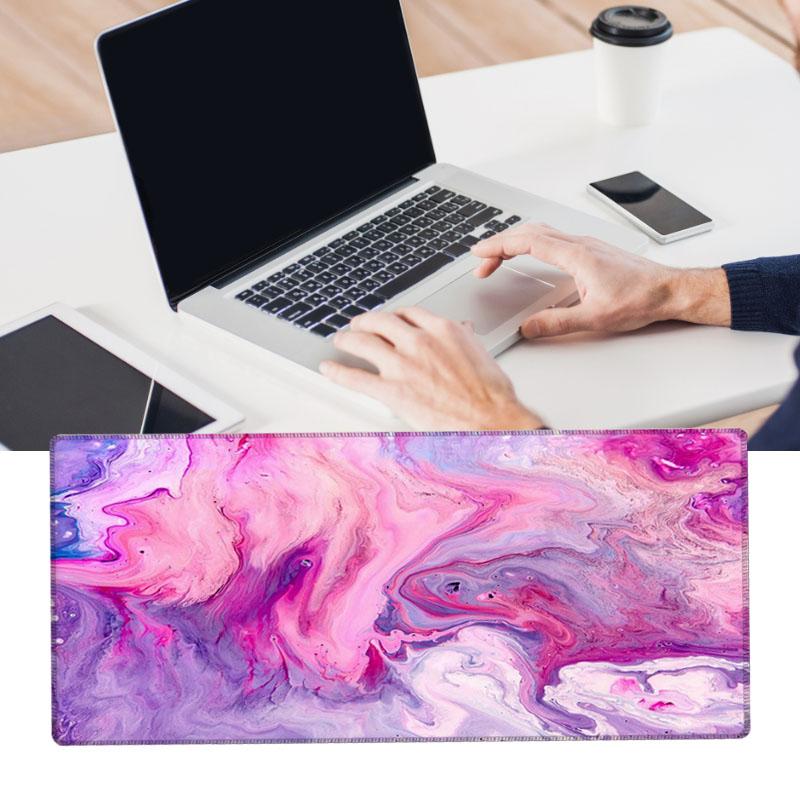 Desk Mat Prevent Slip Soft Wearable Thickened Decorative Large Mouse Pad for Office Computer Laptop
