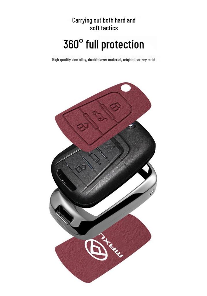 SAIC MAXUS D90 G10 G50 V80 Metal Key Cover - High-End Full Protective Shell