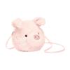 JELLYCAT 2024 Animal Series Pig Head Bag Woven Doll Plush Doll 19cm Height