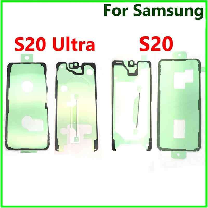 Back Battery cover LCD Adhesive Glue Tape For Samsung Galaxy S20 Plus Ultra + Back Battery Cover Adhesive Sticker