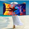Personalized customized proof beach towel with Attack on Titan  pattern - soft, absorbent, quick-drying, perfect swimming, camping&bathing
