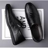 Fashion British Spring Autumn Business Men's Dress Shoes Fashion Slip-on Soft Sole Driving Shoe Male Designer Flat Leather Shoes for Men