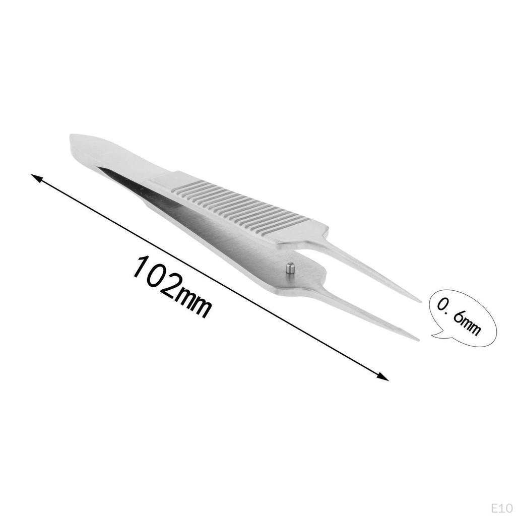 Micro Multi-Purpose Safety Use Professional Pointed Portable Short Tweezers Makeup Tool for Facial