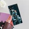 The Wolf Lion Cat Clear Case For Samsung Galaxy S26 S25 S24 S23 Ultra S20 S21 FE S22 Plus S26 Ultra S25FE 5G Soft Phone Cover
