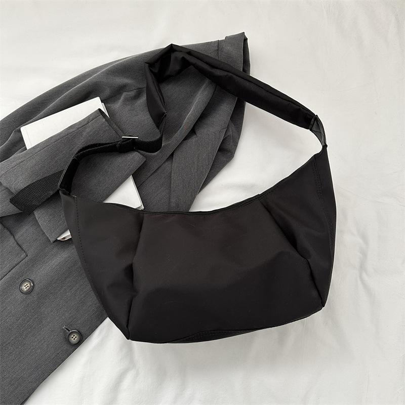 Women's Crossbody Hobo Bags Fluffy Nylon Shoulder Bag Large Capacity Casual Sport Handbags Female Travel School Messenger Bag ARI