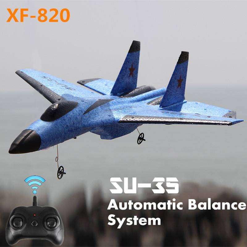 FX820 SU35 RC Remote Control Airplane 2.4G Glider RC Drone Fighter