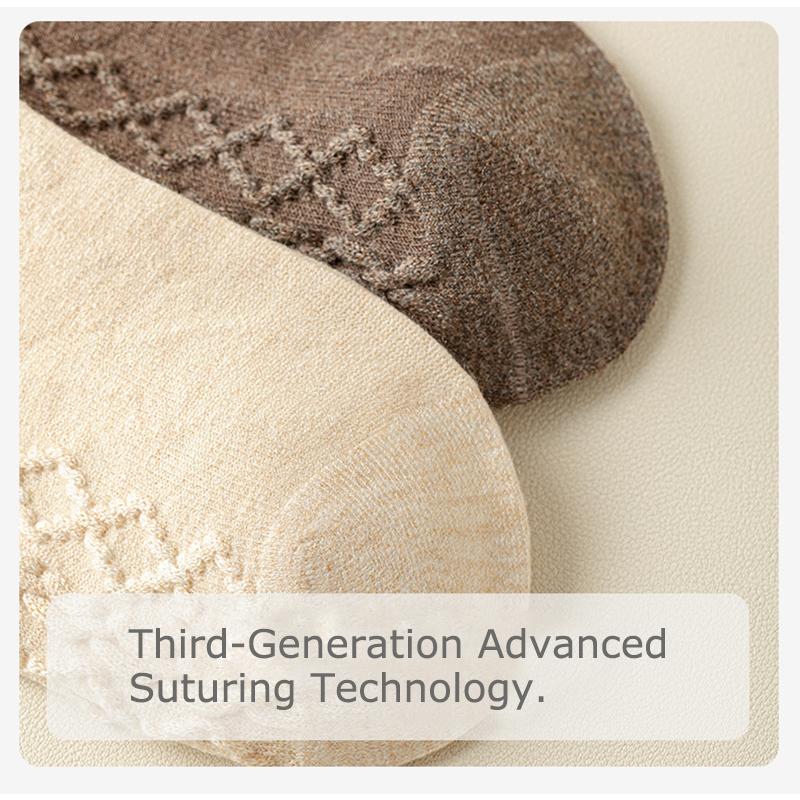1Pair Polyester-cotton Breathable Mid Tube Socks Versatile Skin Friendly Activities Delicate Touch Good Elasticity