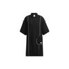 Short Sleeved Dress Women's Black (Unisex) Short-Sleeved Dresses HC6582