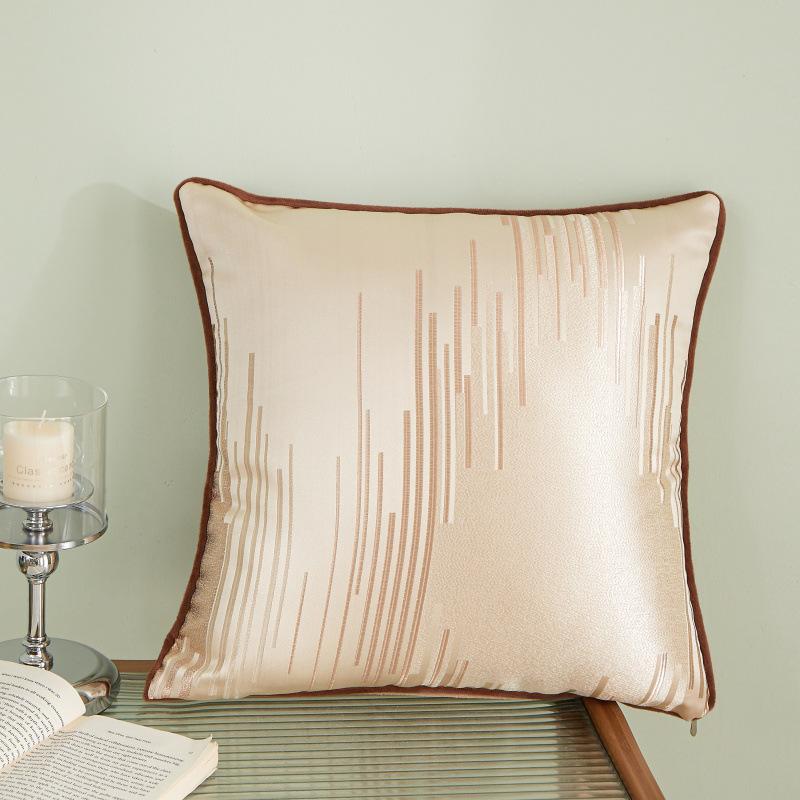 Pernă de spate Jacquard de înaltă precizie Pernă de lux ușor Pernă de pat Pernă de noptieră